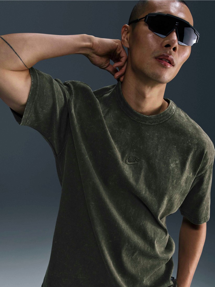 T-shirt Nike Sportswear Max90 Premium Essentials Verde Para Homem
