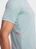 T-shirt de Futebol Nike Academy Dri-FIT Azul e Rosa Para Homem