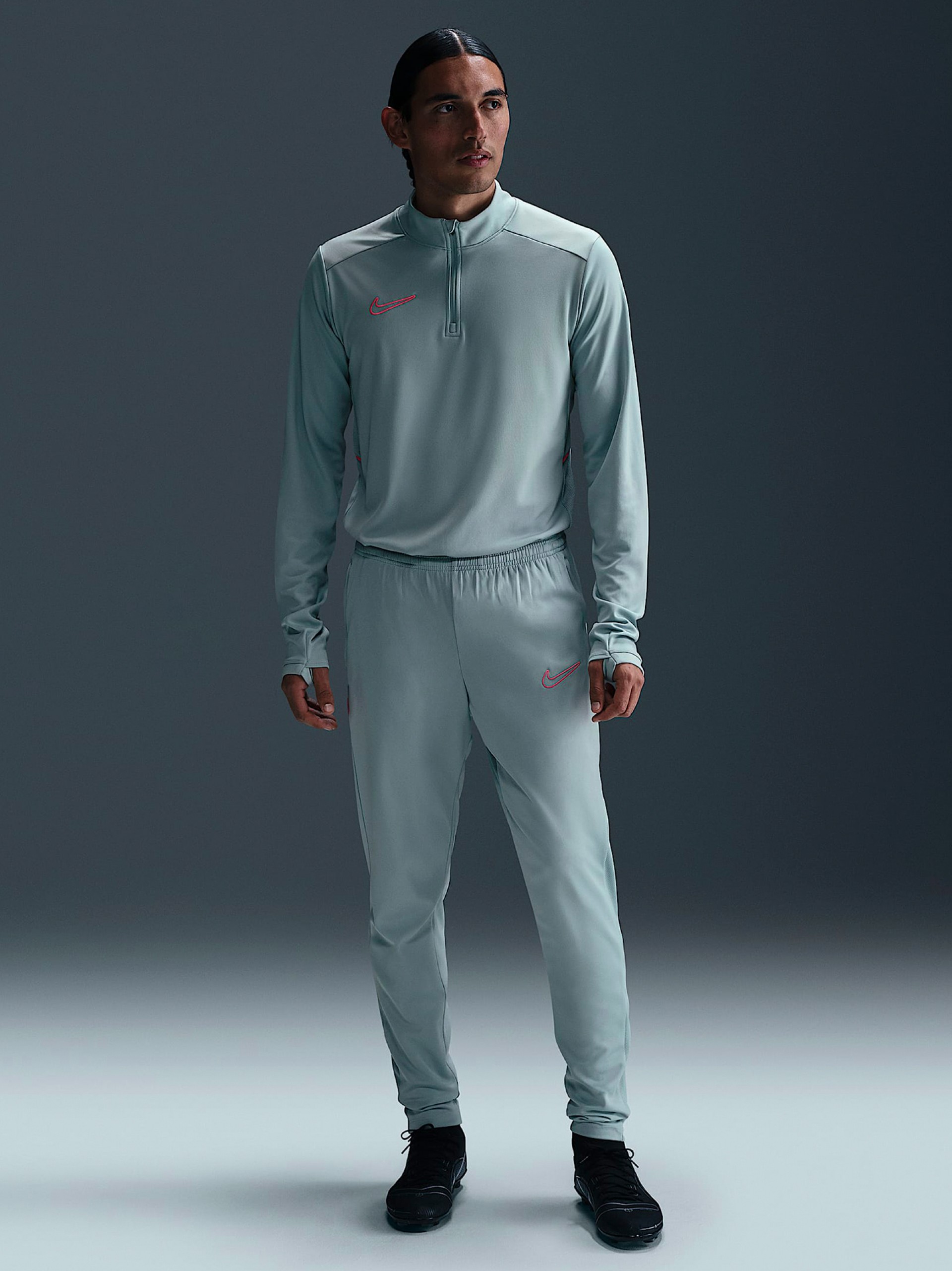 Pantalones de Fútbol Nike Academy Dri-FIT Azules y Rosa Para Hombre