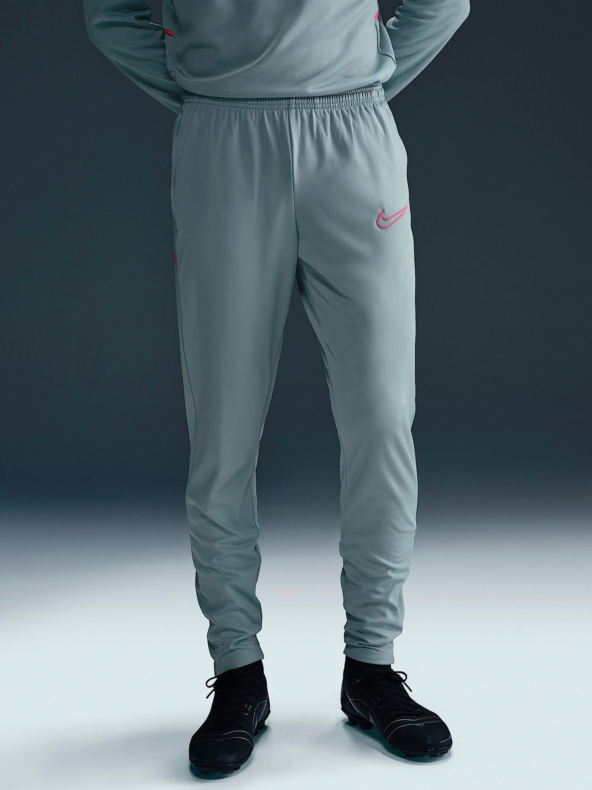 Calças de Futebol Nike Academy Dri-FIT Azuis e Rosa Para Homem