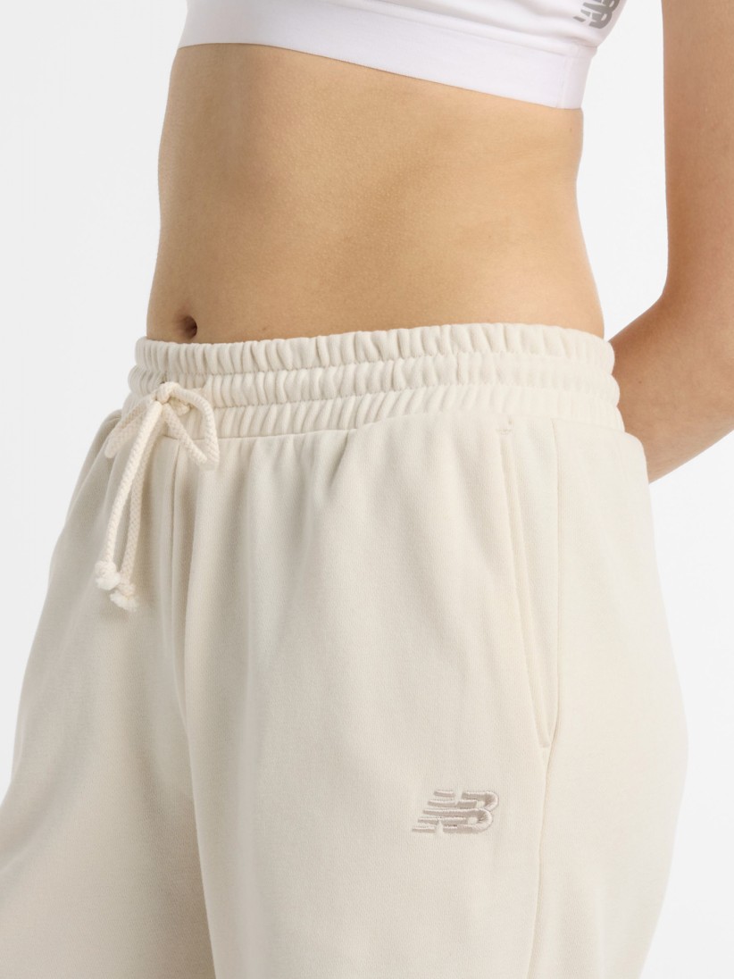 New Balance Coastal Fleece Beige Trousers