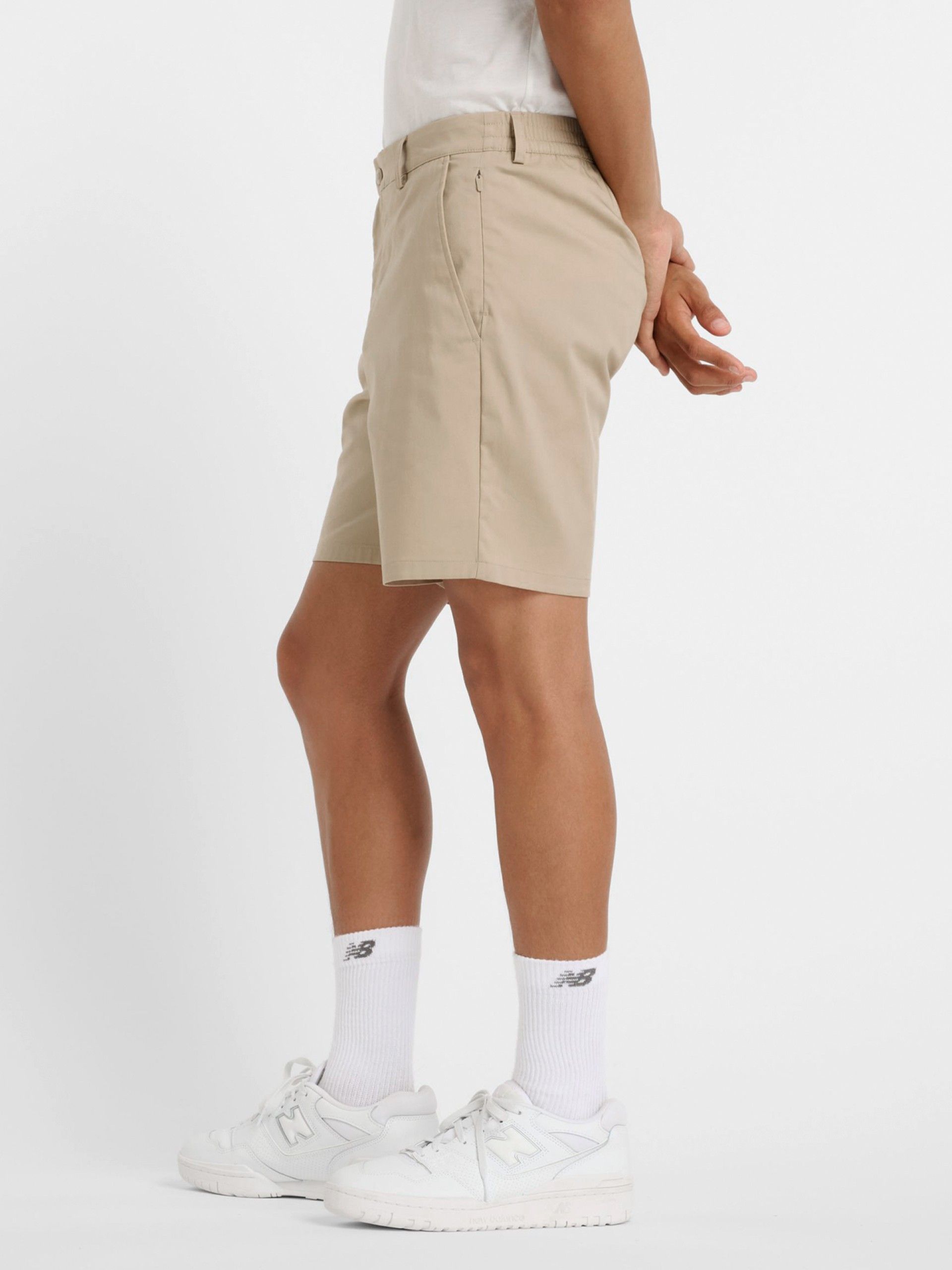 Calções New Balance Athletics Standard 18cm Bege