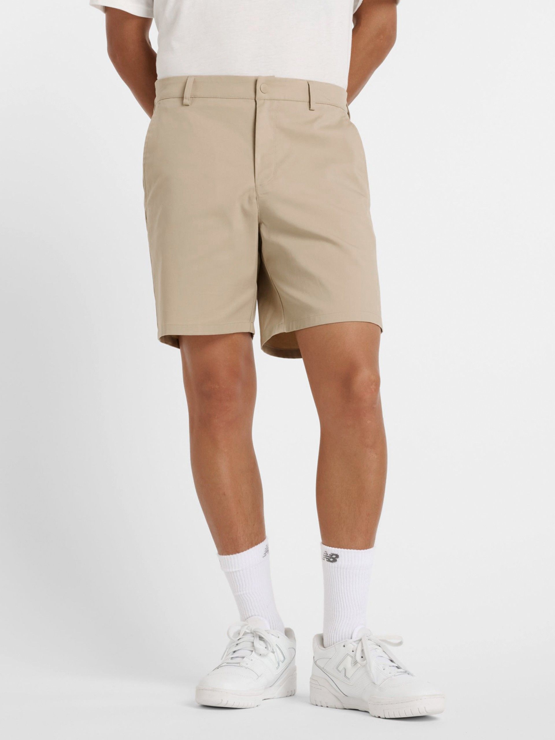 Calções New Balance Athletics Standard 18cm Bege