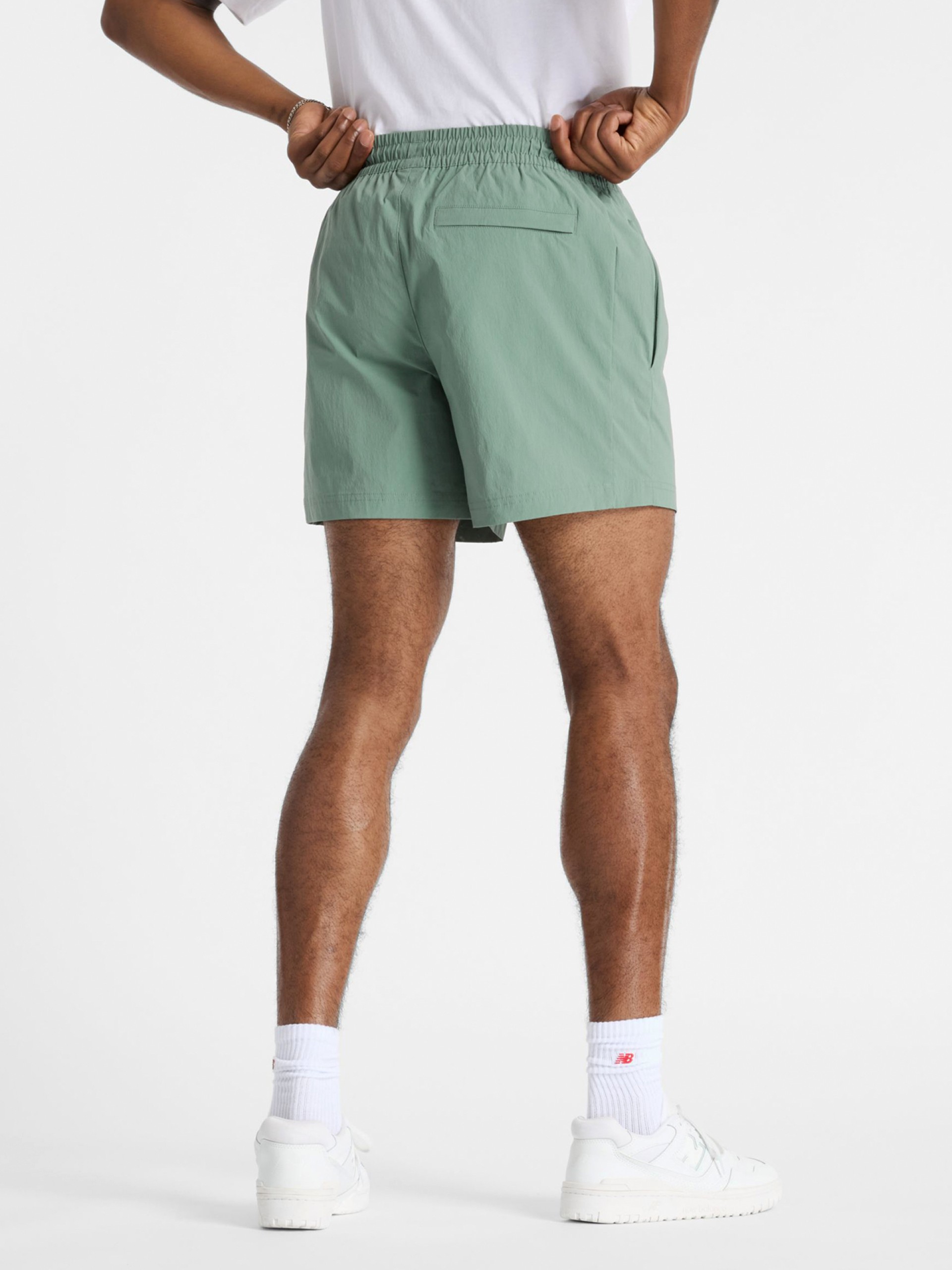 Pantalones Cortos New Balance Athletics Stretch Woven 13cm Verdes