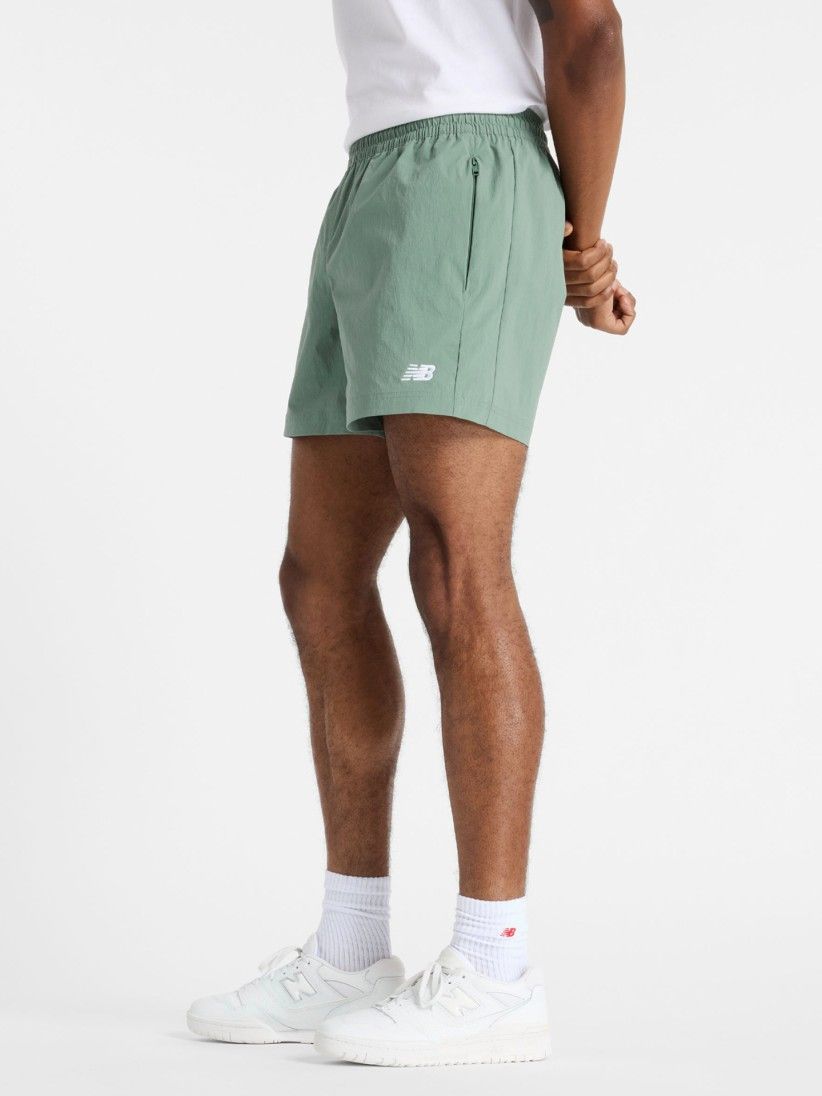 New Balance Athletics Stretch Woven 13cm Green Shorts