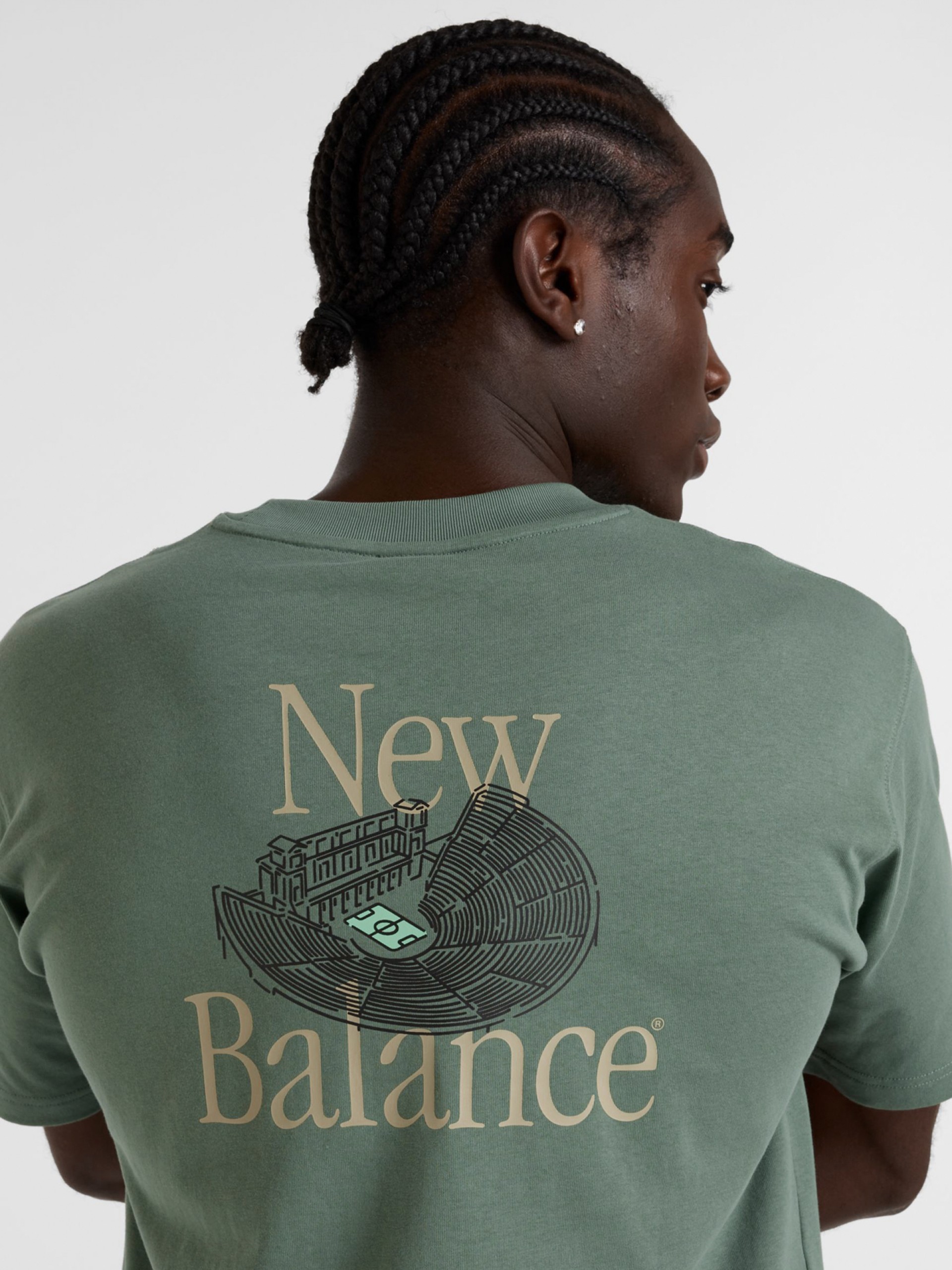 T-shirt New Balance X Debut Pitch Verde