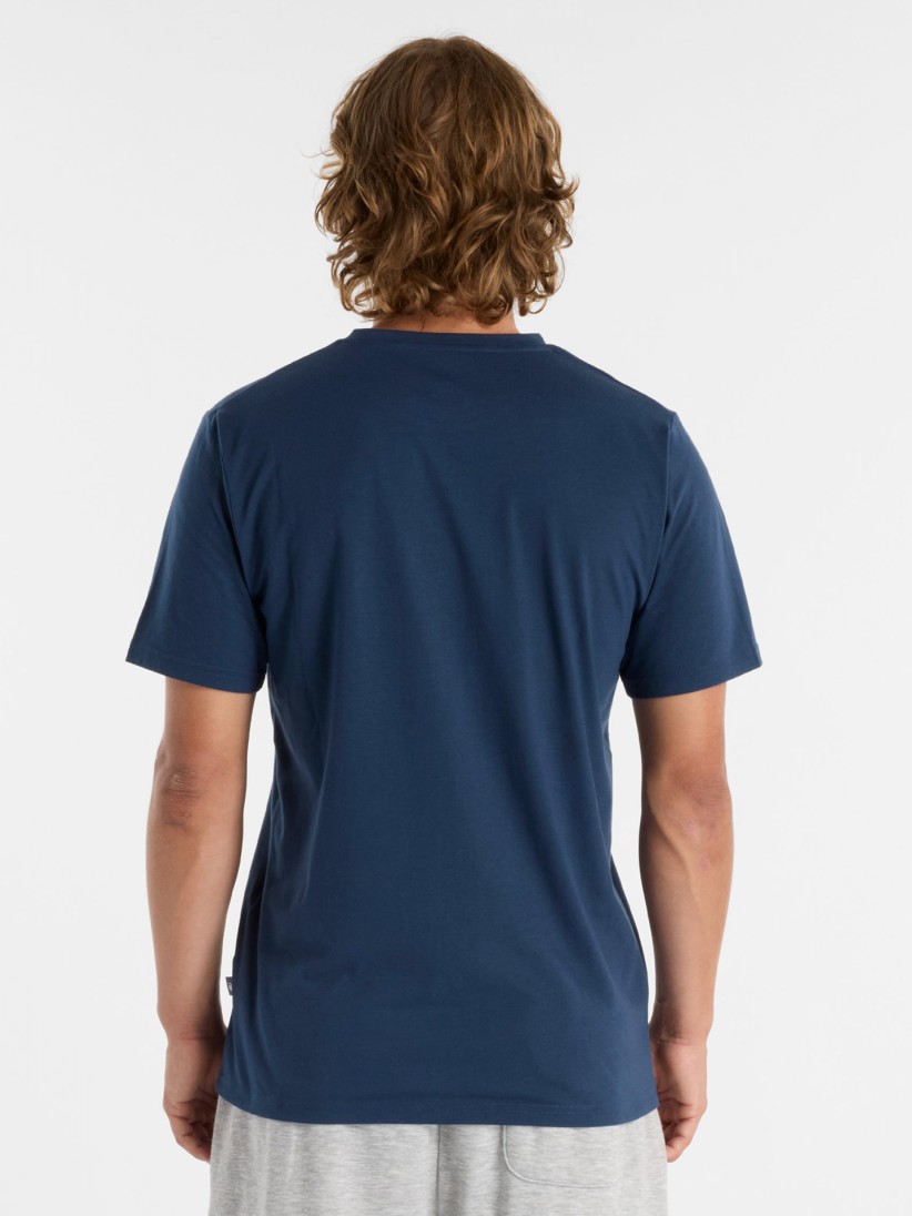 New Balance Heathertech Logo Blue T-shirt