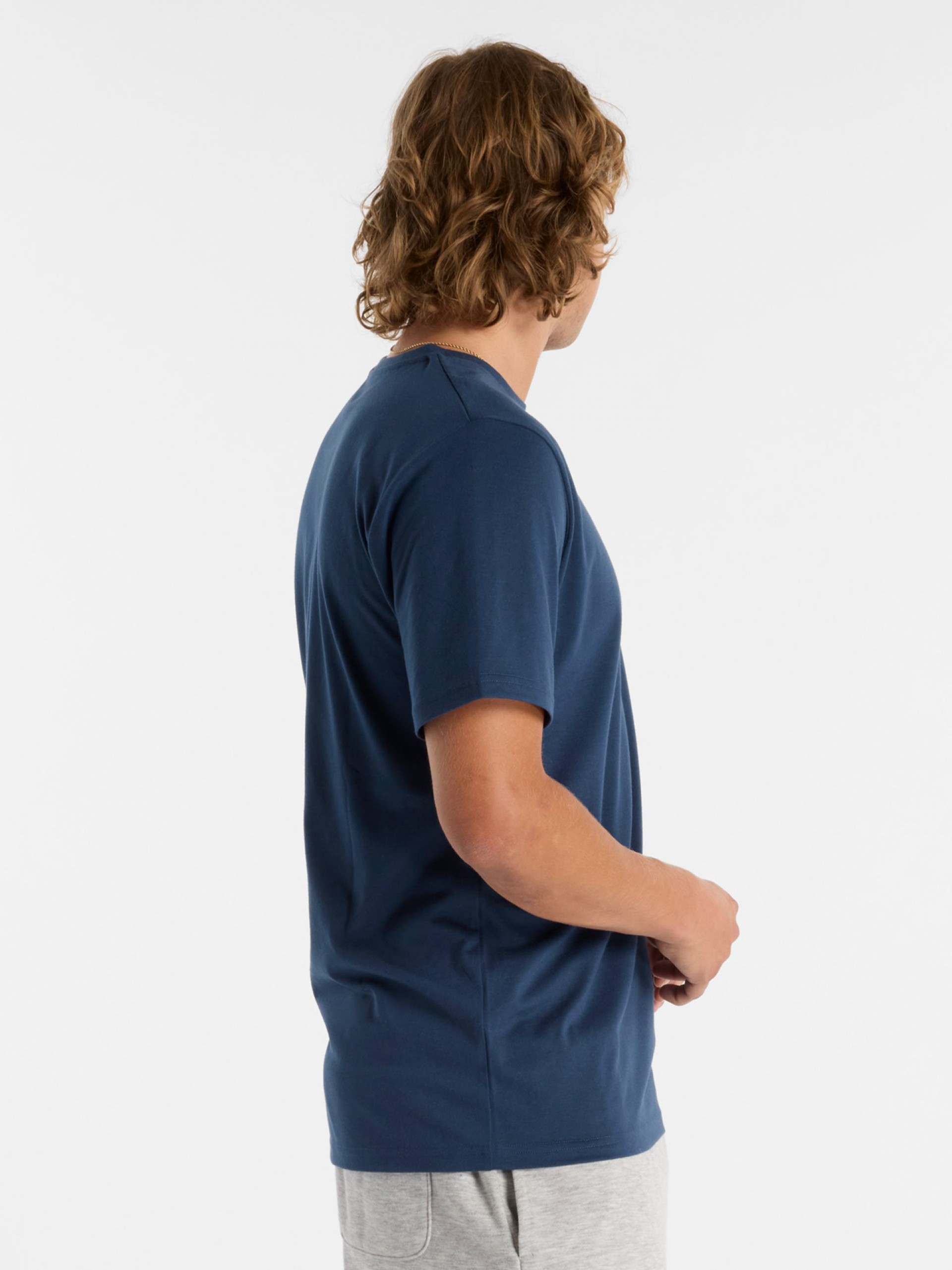 T-shirt New Balance Heathertech Logo Azul