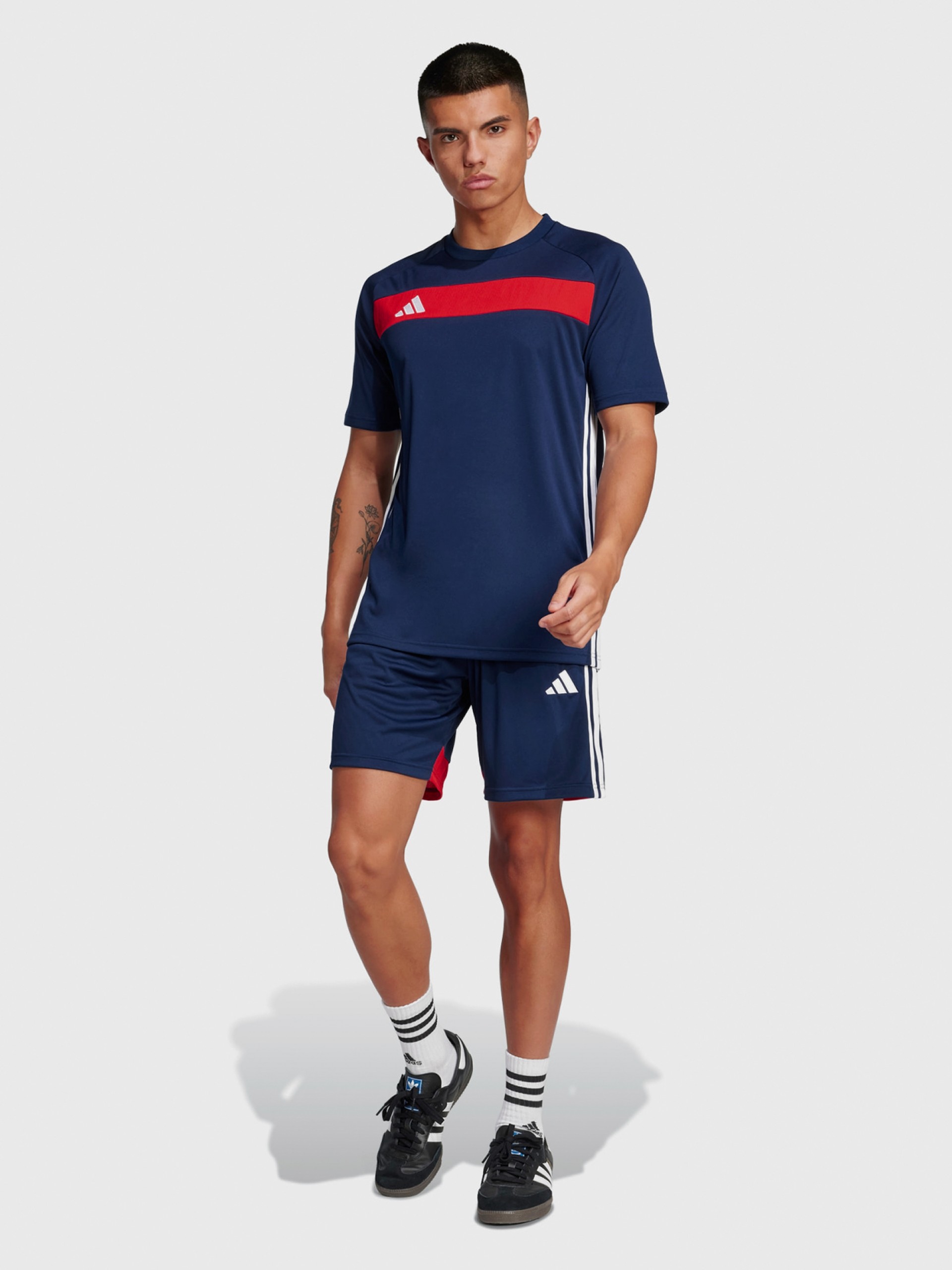 Pantalones Cortos de Fútbol Adidas Tiro 25 Essentials Azules