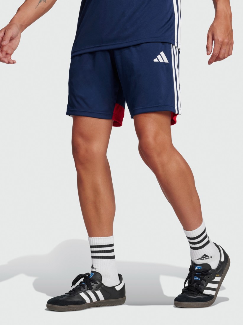 Pantalones Cortos de Ftbol Adidas Tiro 25 Essentials Azules