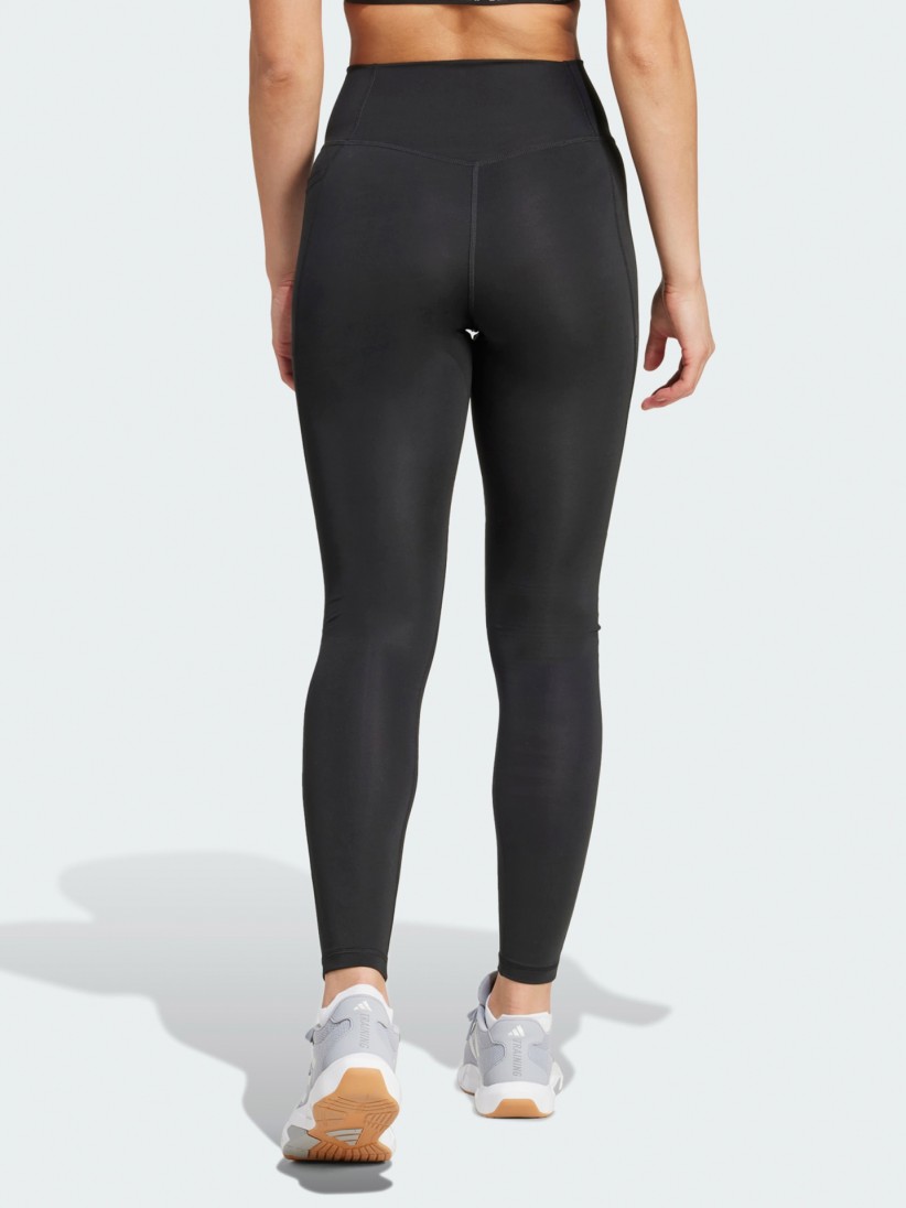 Adidas Optime Essentials Stash Pocket Full-Length Black Training Leggings