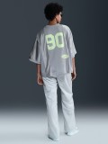 Nike Sportswear Street Silver and Green T-shirt For Women