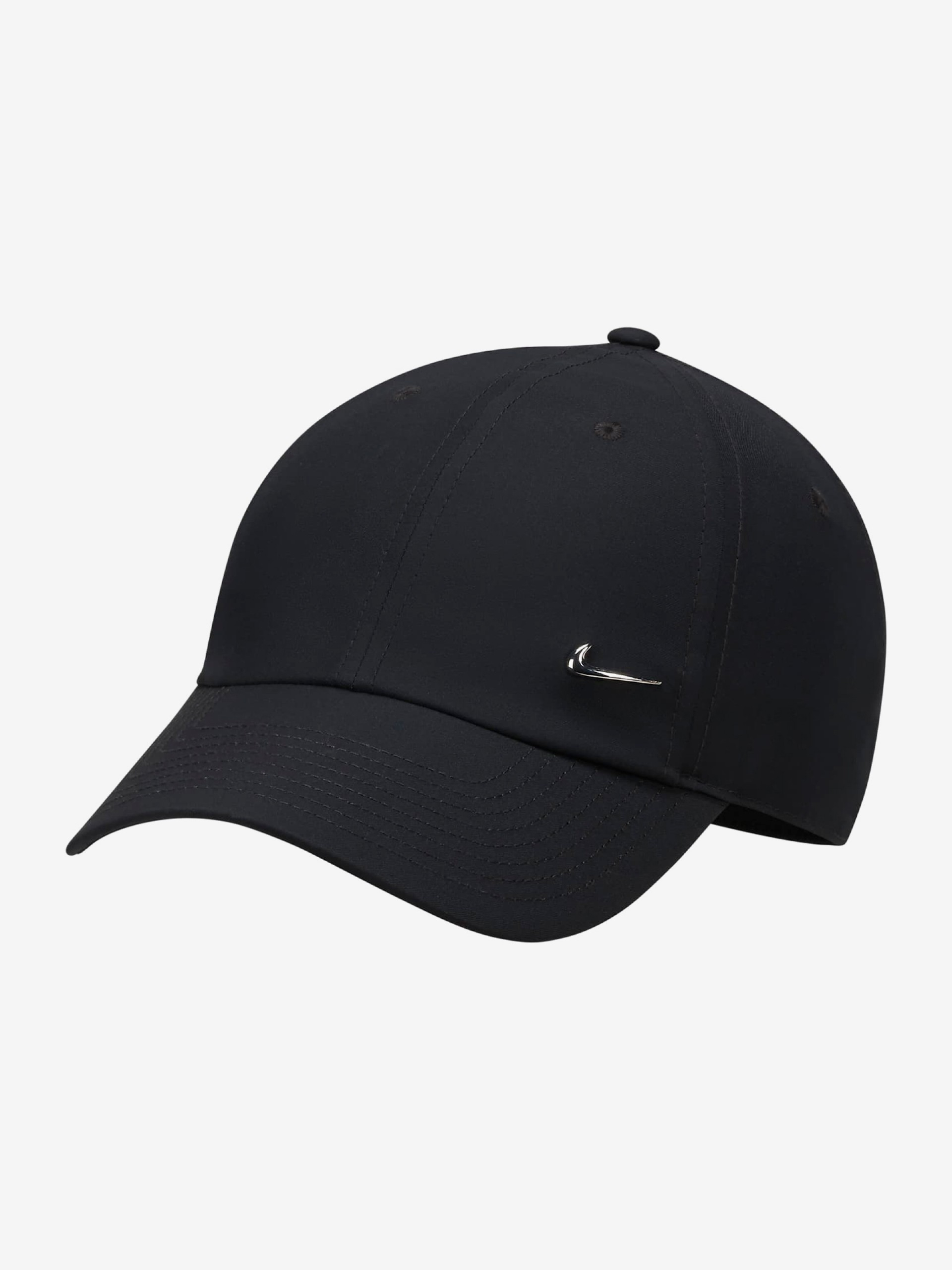 Boné Nike Dri-FIT Club Unstructured Metal Swoosh Preto