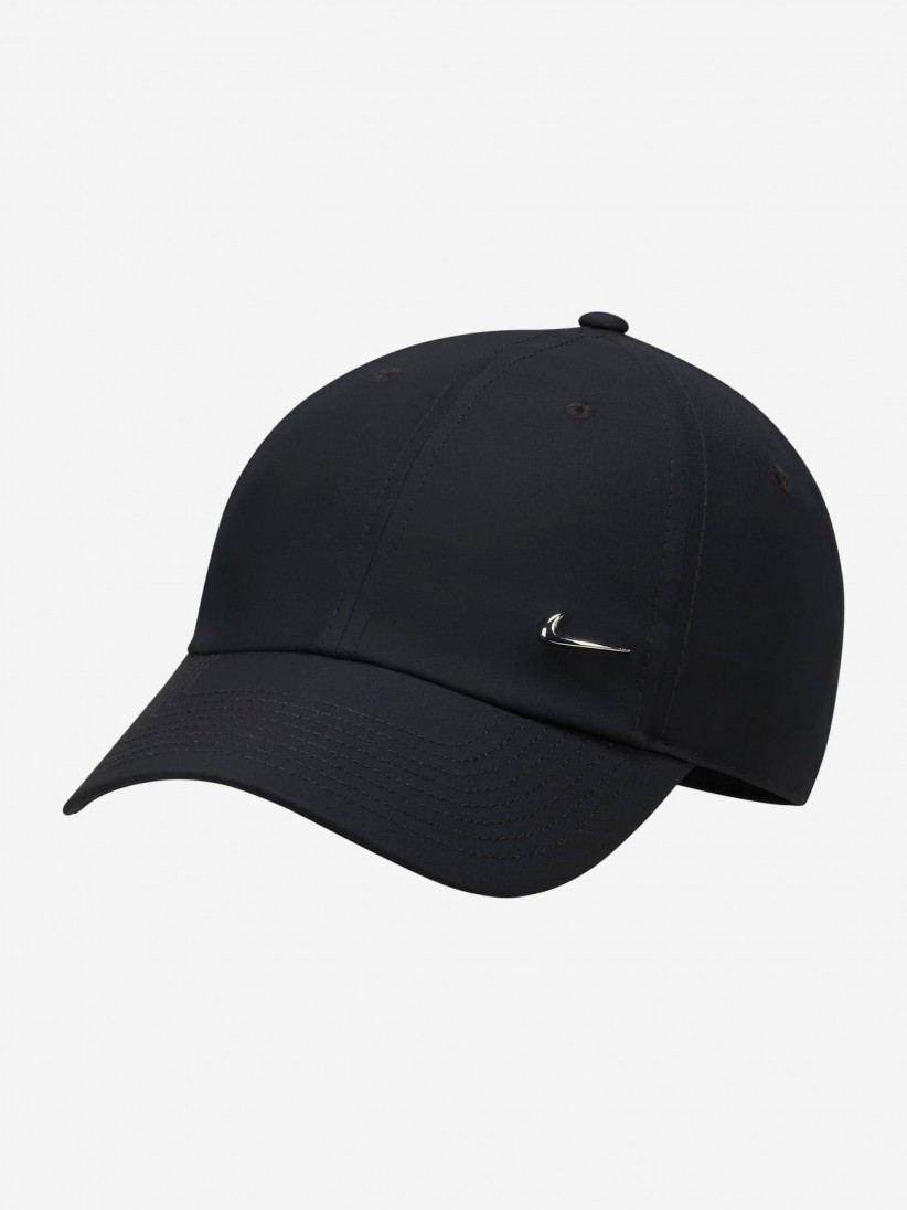 Bon Nike Dri-FIT Club Unstructured Metal Swoosh Preto