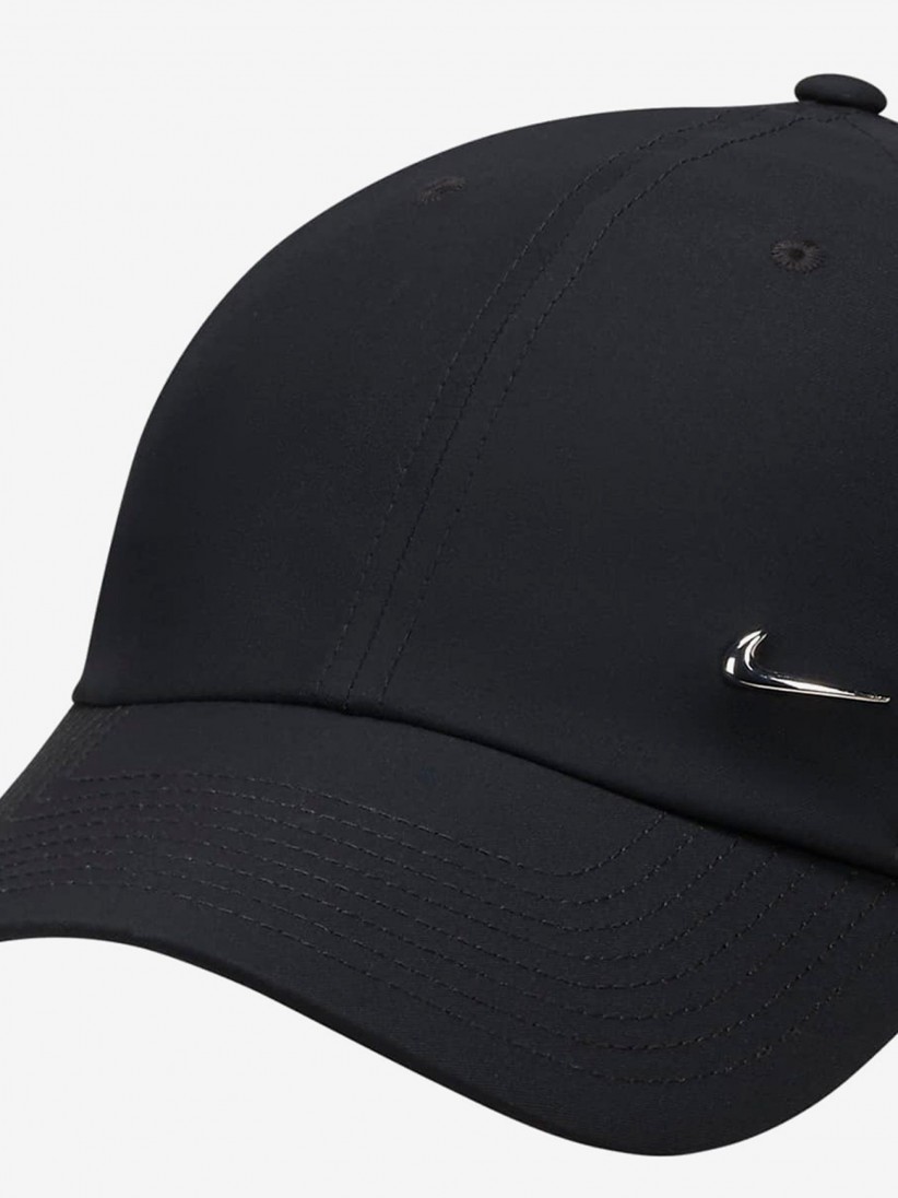 Bon Nike Dri-FIT Club Unstructured Metal Swoosh Preto