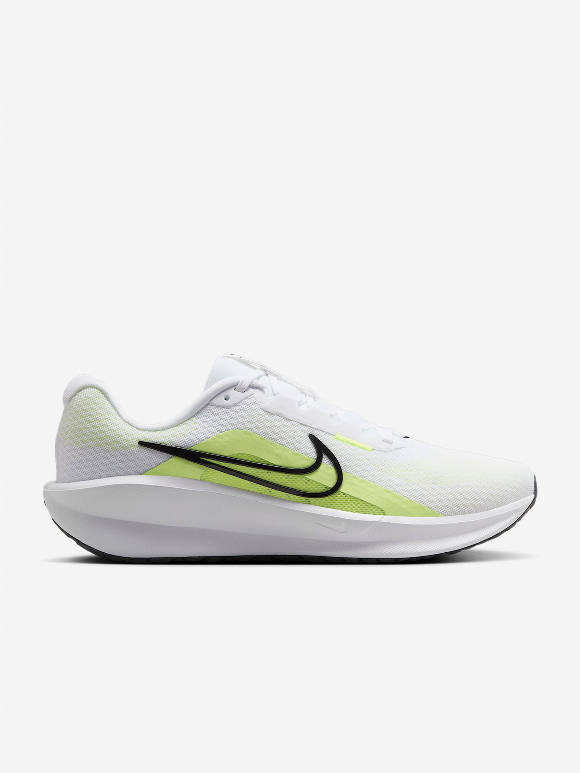Nike Downshifter 13 White and Green Running Trainers For Men