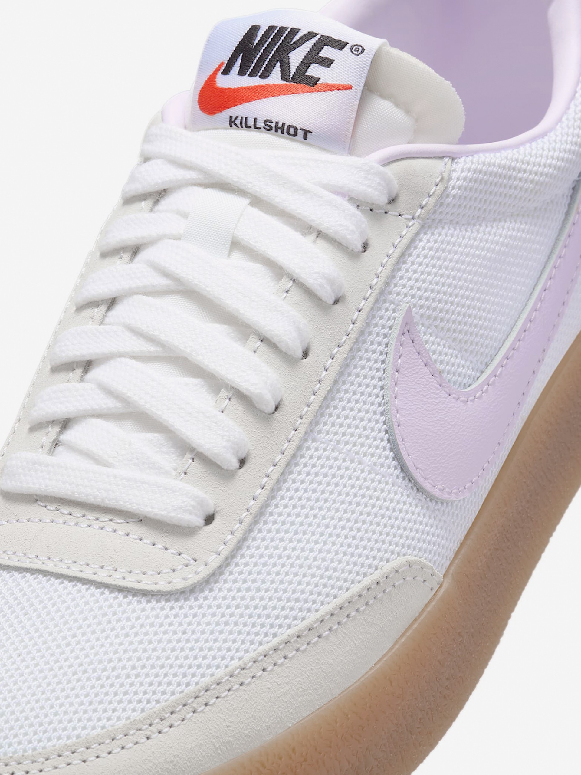 Sapatilhas Nike Killshot 2 Brancas e Lilás Para Mulher