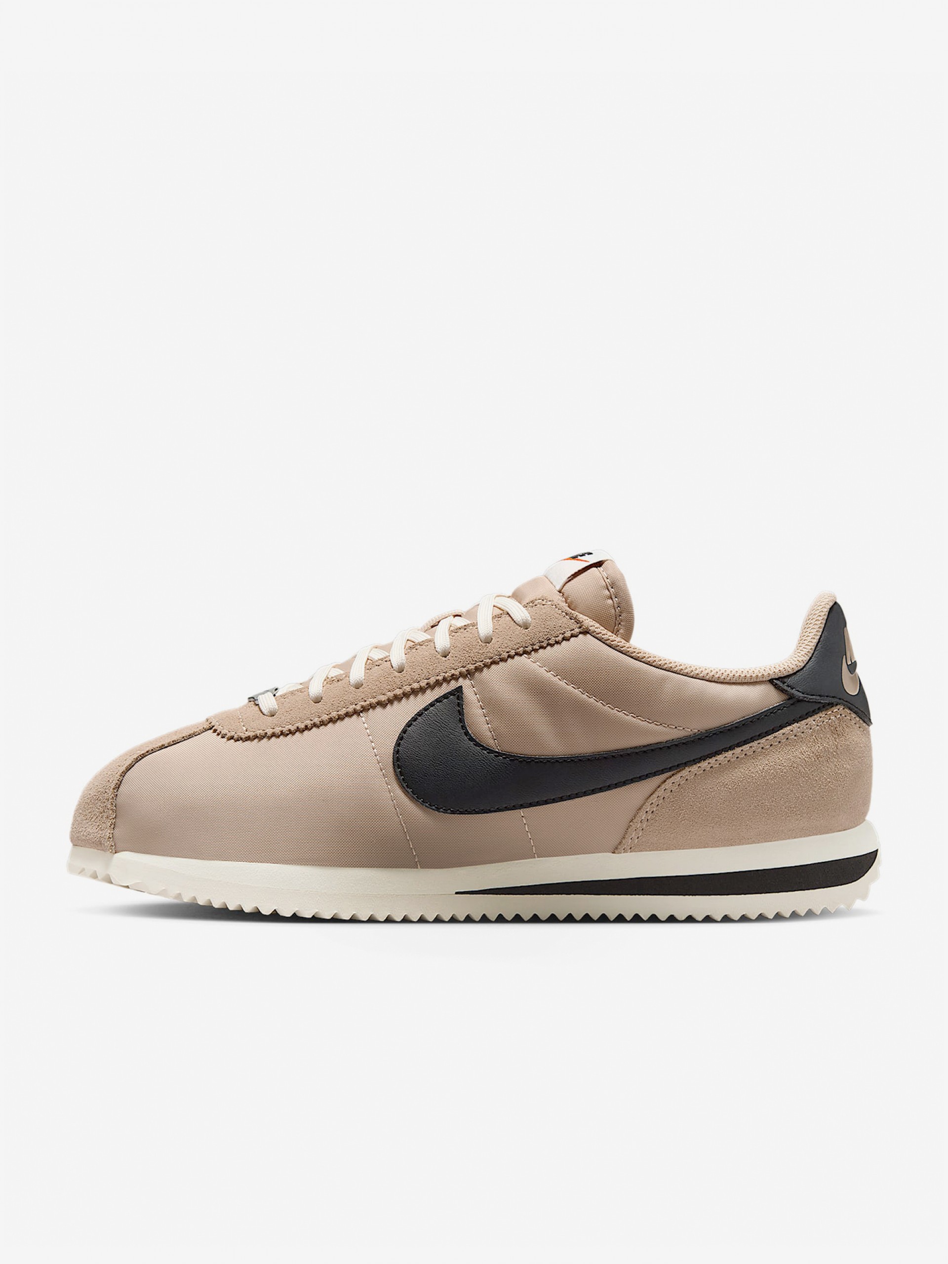 Sapatilhas Nike Cortez Bege e Pretas Para Mulher