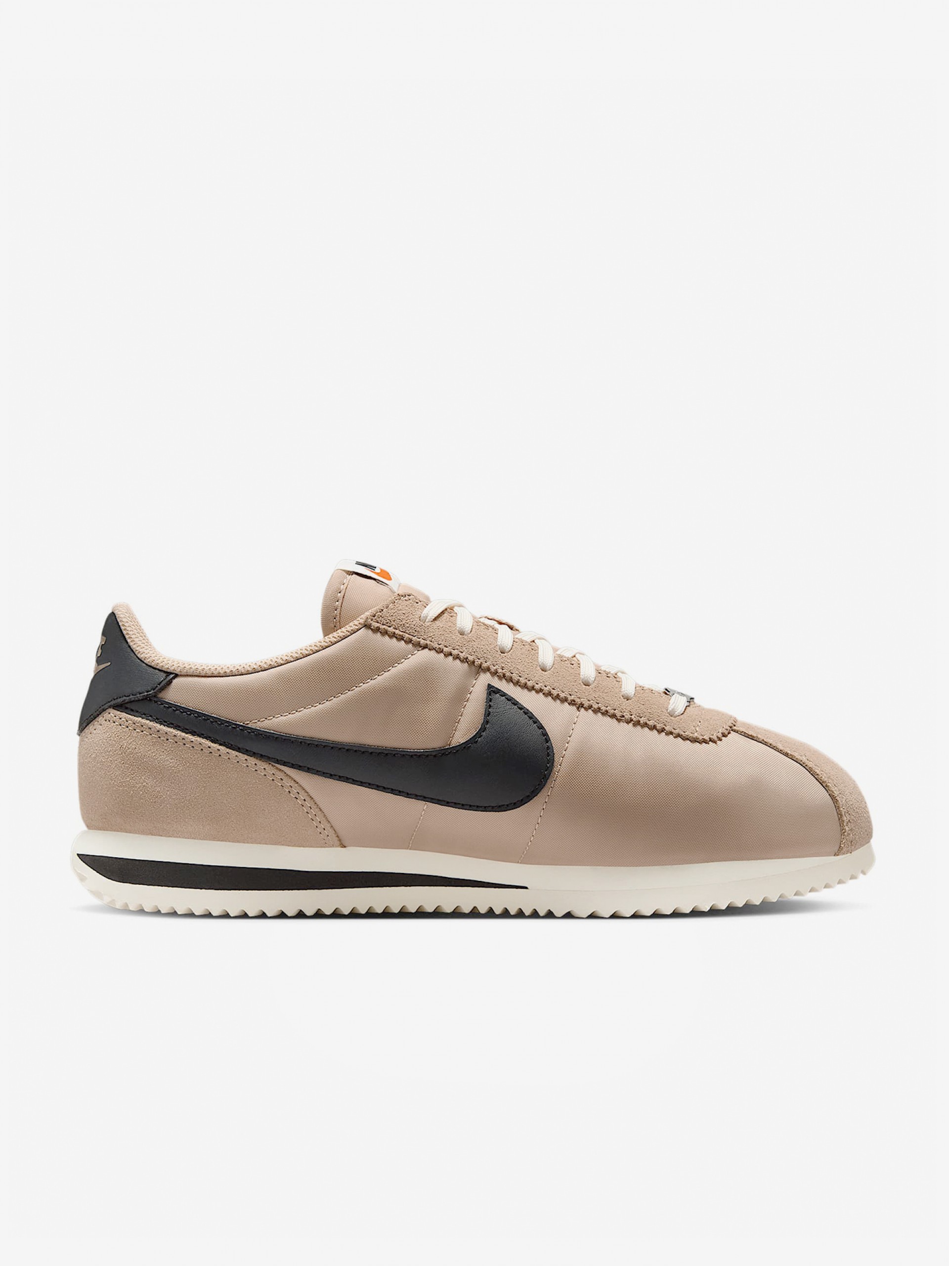 Sapatilhas Nike Cortez Bege e Pretas Para Mulher