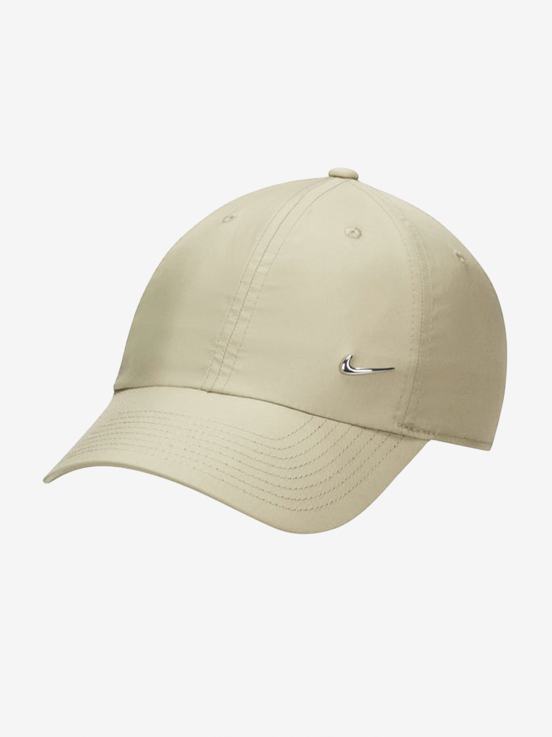 Gorra Nike Dri-FIT Club Unstructured Metal Swoosh Beige