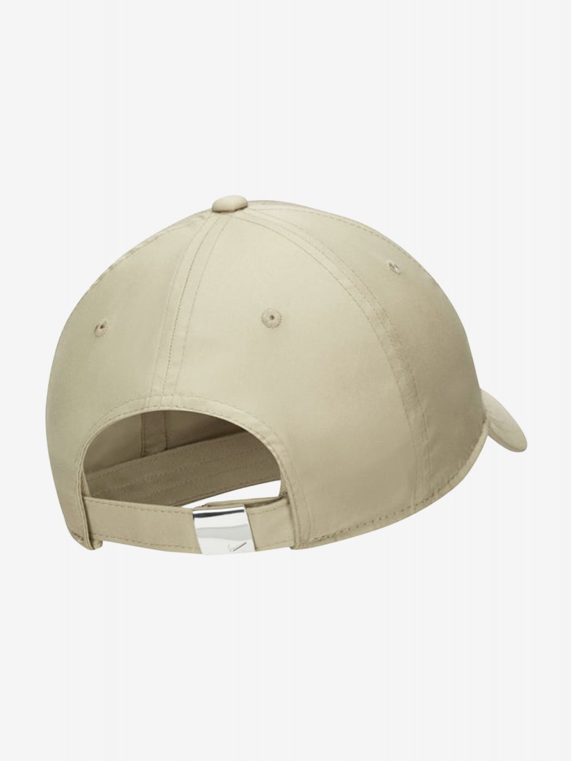 Nike Dri-FIT Club Unstructured Metal Swoosh Beige Cap