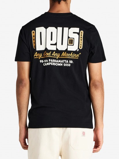 T-shirt Deus Ex Machina Outage Preta