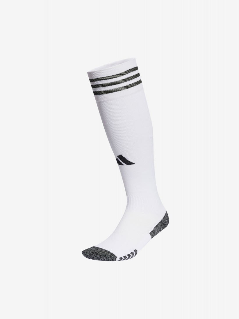 Meias de Futebol Adidas Milano 23 Brancas e Cinzentas