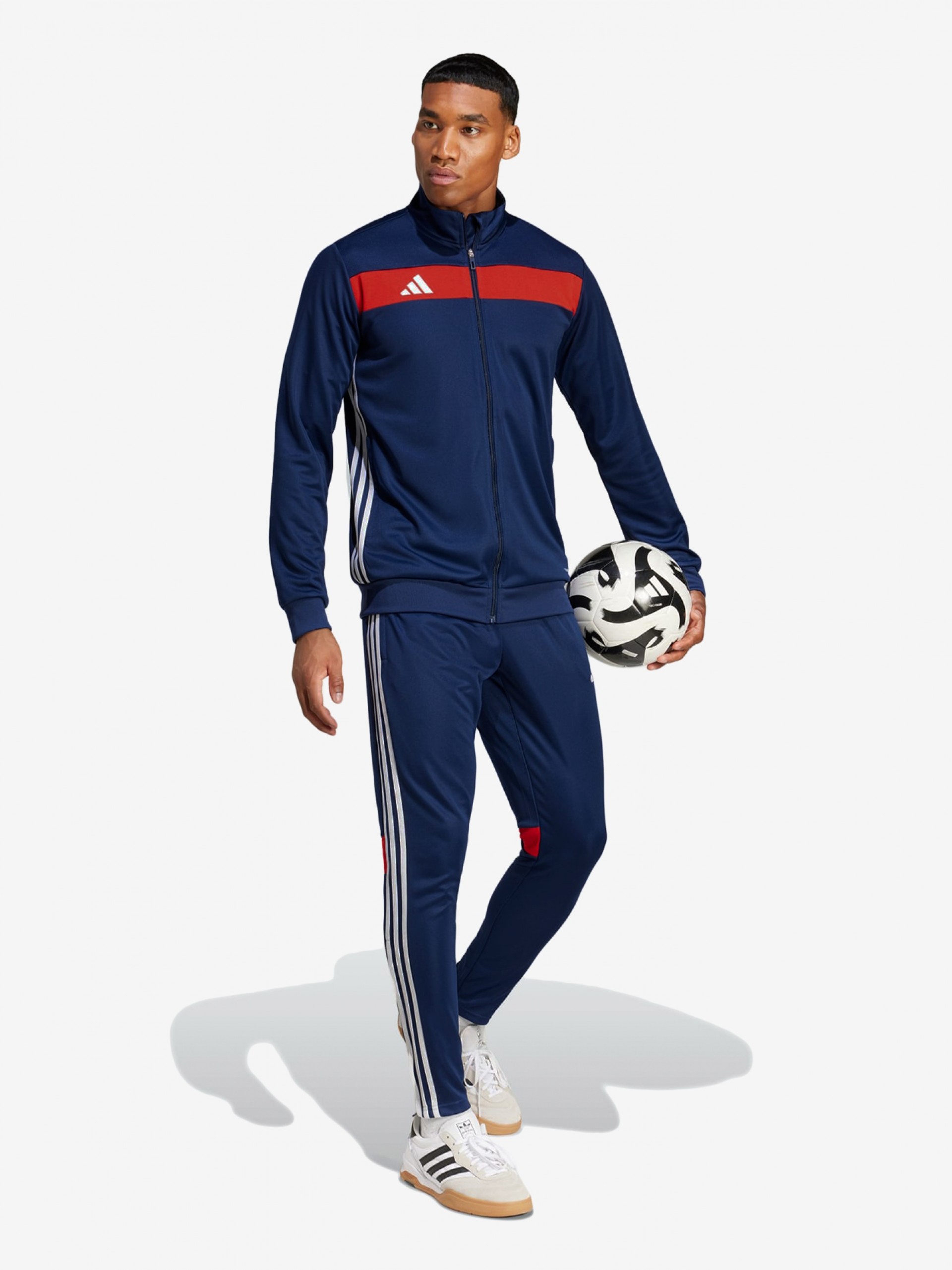 Fato de Treino Adidas Tiro 25 Essentials Azul e Vermelho