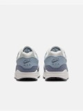 Nike Air Max 1 Premium Blue and White Sneakers For Women