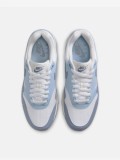 Nike Air Max 1 Premium Blue and White Sneakers For Women
