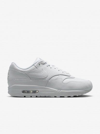 Sapatilhas Nike Air Max 1 Premium Brancas Para Homem