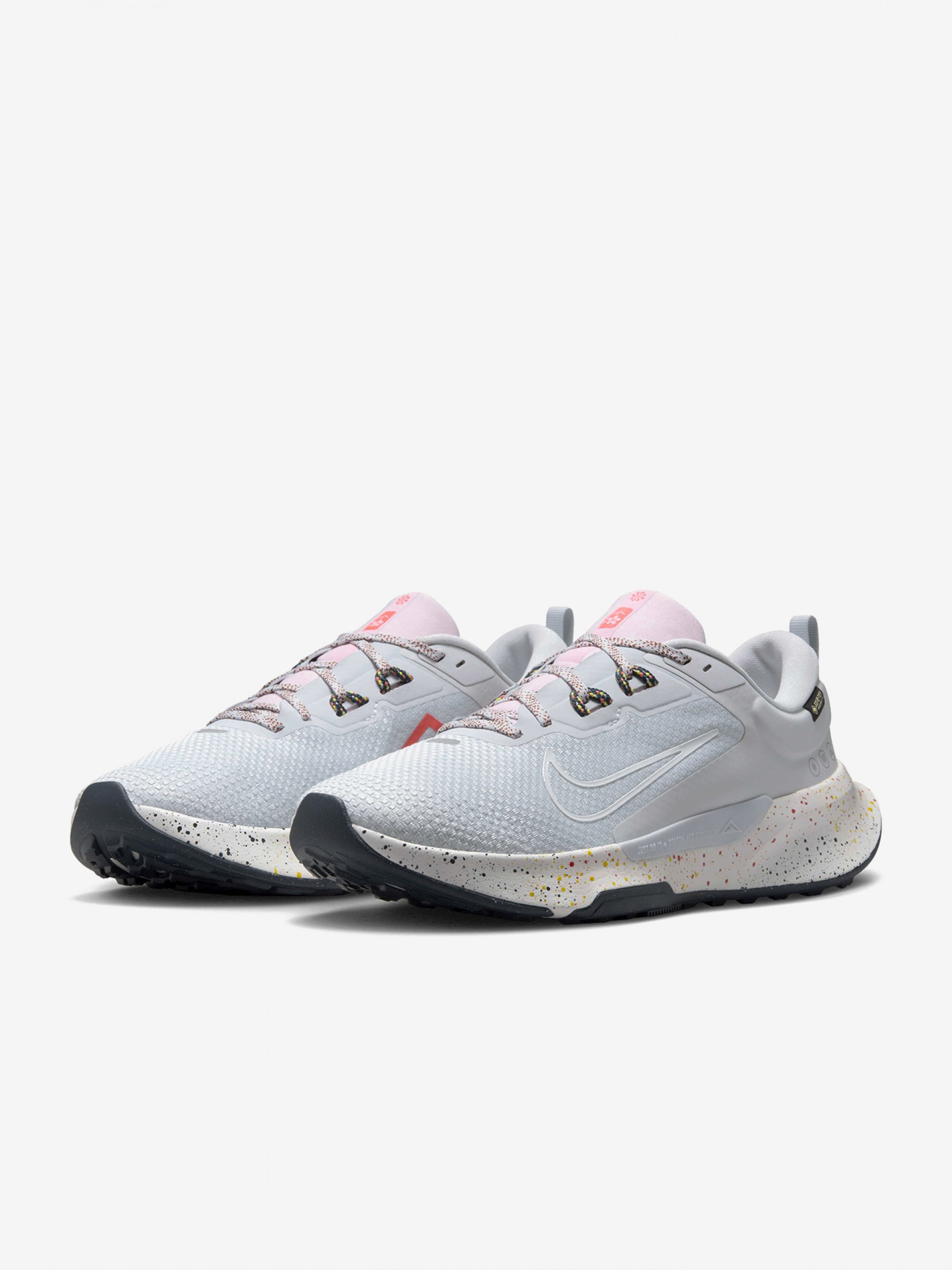 Nike Juniper Trail 2 GORE-TEX Grey and Pink Trail Trainers For Men