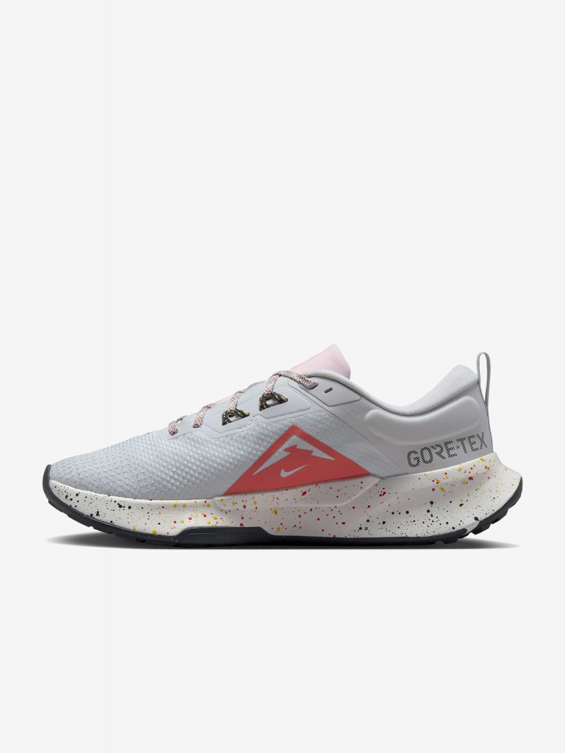 Sapatilhas de Trail Nike Juniper Trail 2 GORE-TEX Cinzentas e Rosa Para Homem
