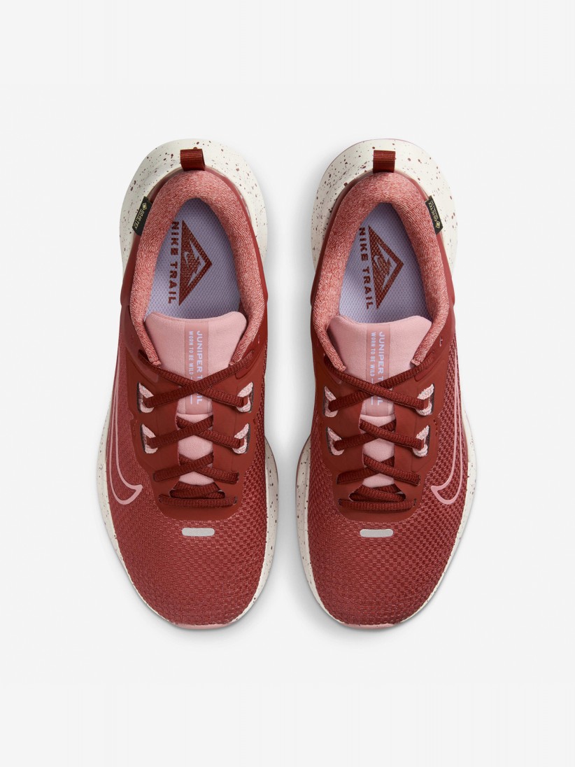 Sapatilhas de Trail Nike Juniper Trail 2 GORE-TEX Vermelhas e Rosa Para Mulher