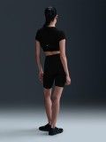 Nike Sportswear Chill Knit Cropped Black 2-in-1 T-shirt For Women