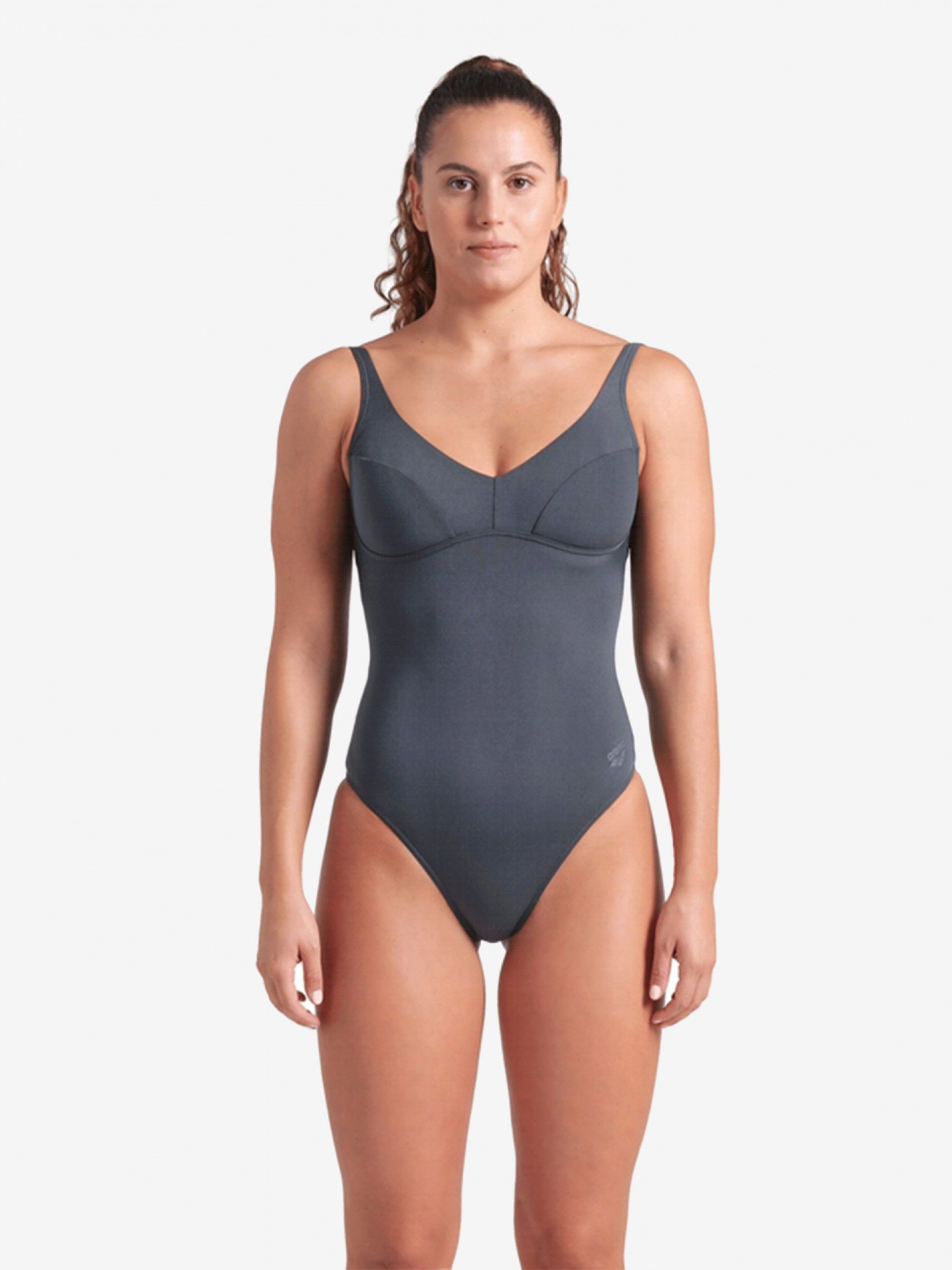 Fato de Banho Arena Victoria Solid Cinzento