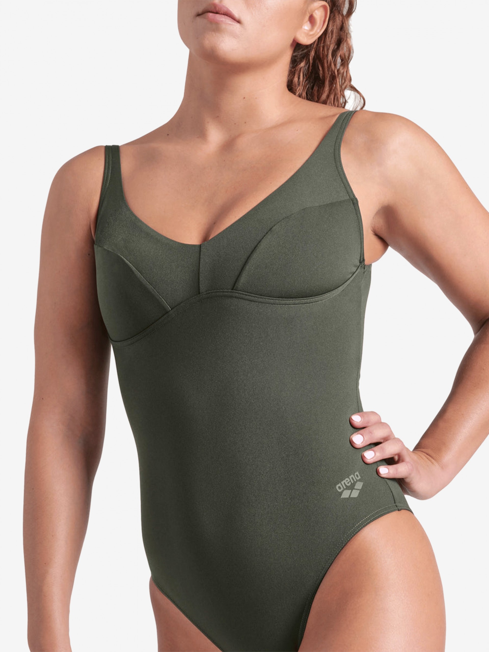 Fato de Banho Arena Victoria Solid Verde