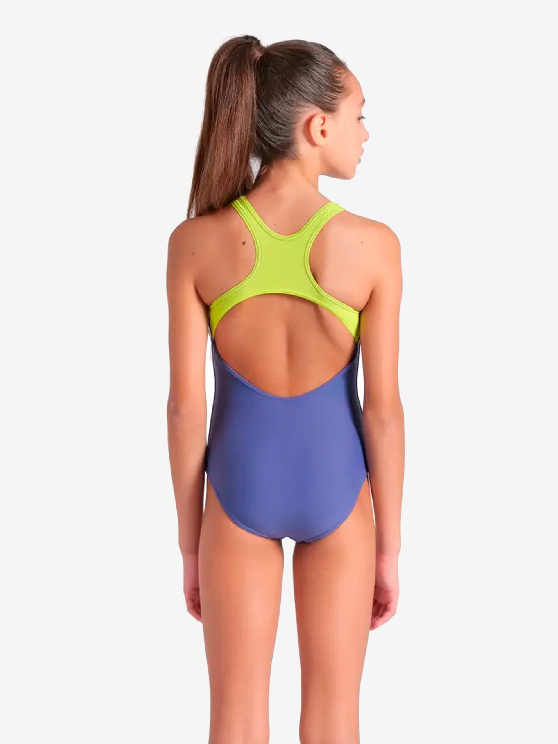 Fato de Banho Arena Dim Light Kids Roxo e Verde