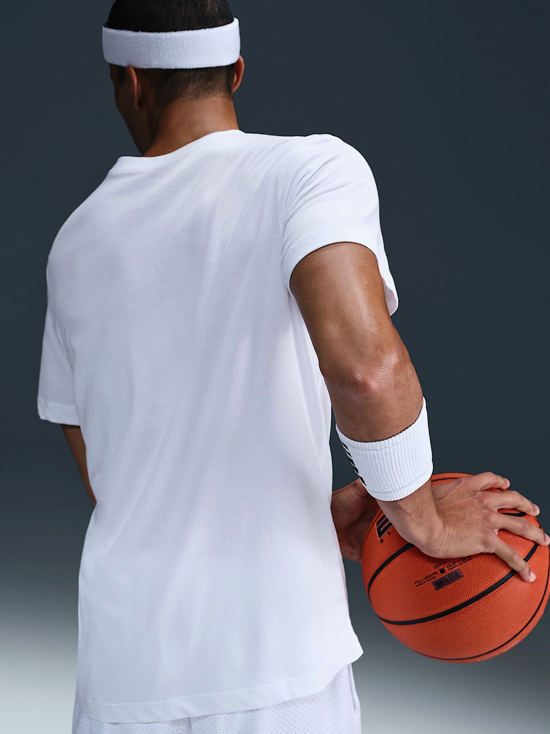 Nike Dri-FIT White Basketball T-shirt For Men