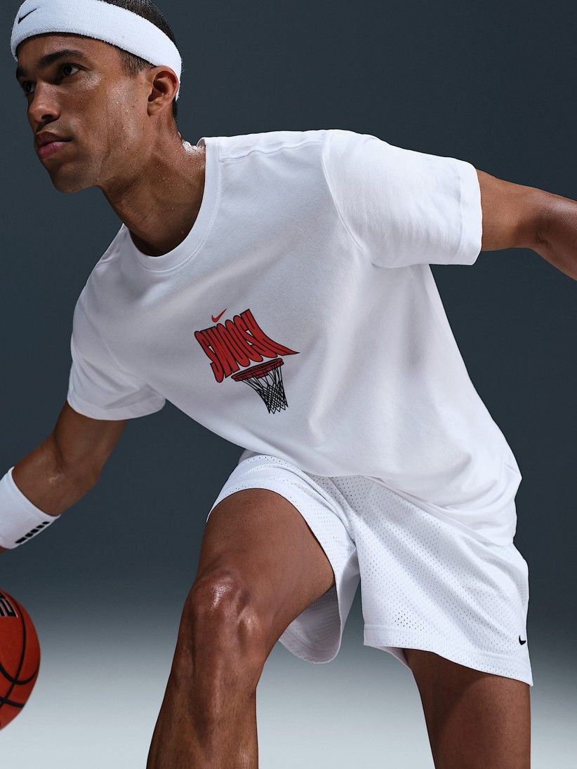 Nike Dri-FIT White Basketball T-shirt For Men