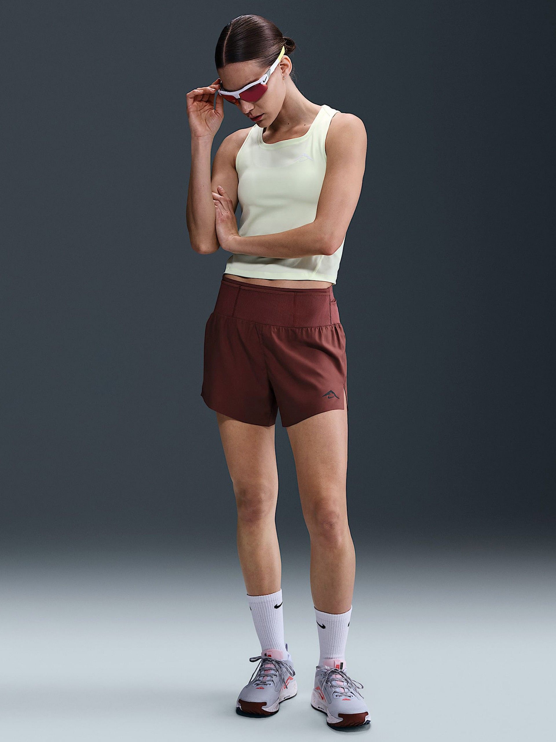 Nike Trail Dri-FIT Brown Trail Shorts For Women