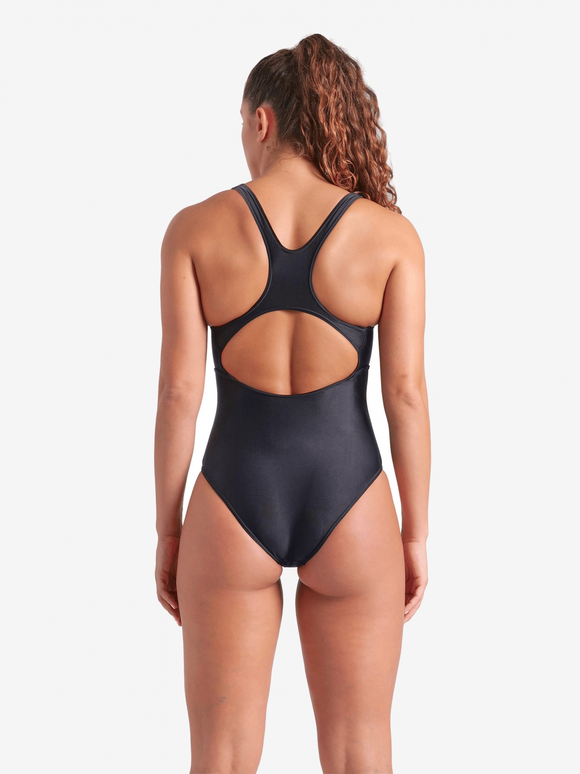 Fato de Banho Arena Control Pro Back Solid Preto