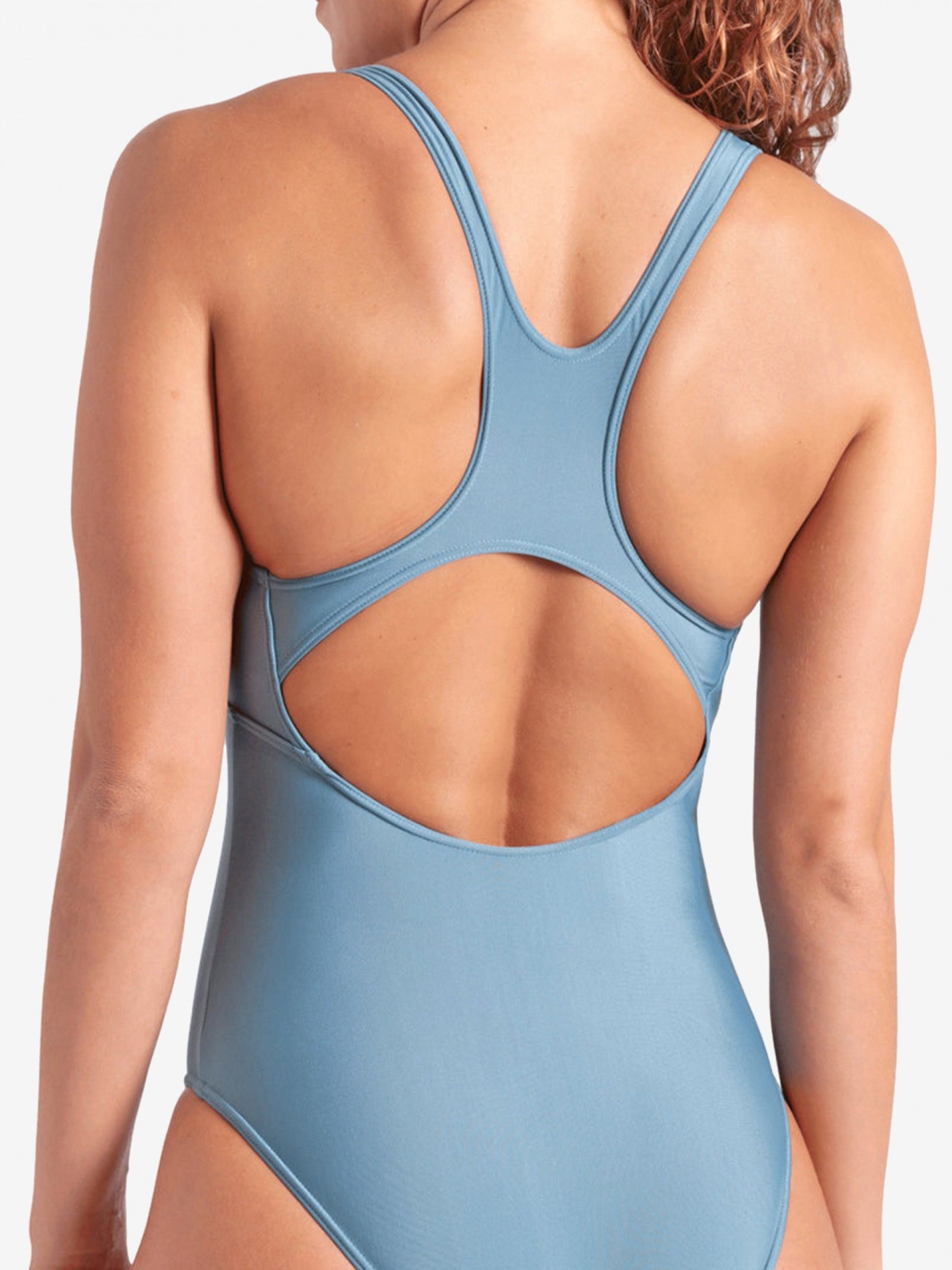 Arena Control Pro Back Solid Blue Swimsuit