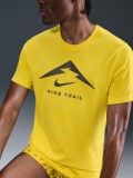 Camiseta de Trail Nike Dri-FIT Amarilla Para Hombre