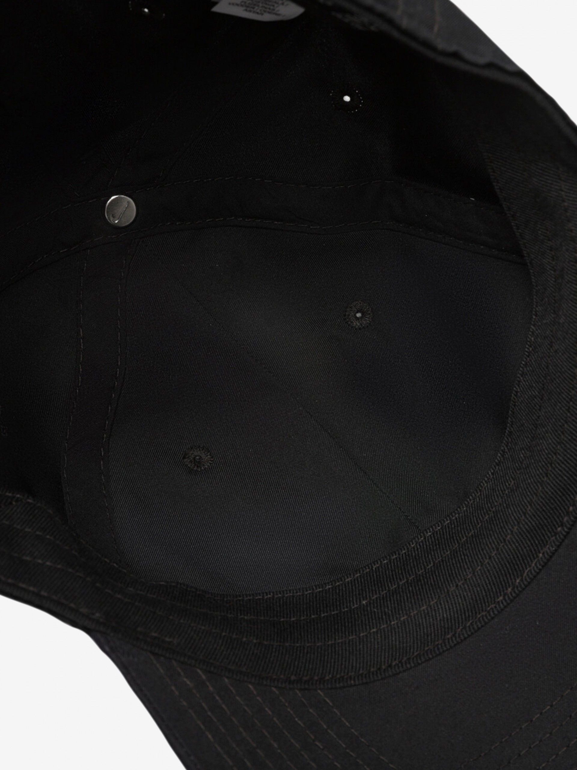 Boné Nike Dri-FIT Club Unstructured Metal Swoosh Preto