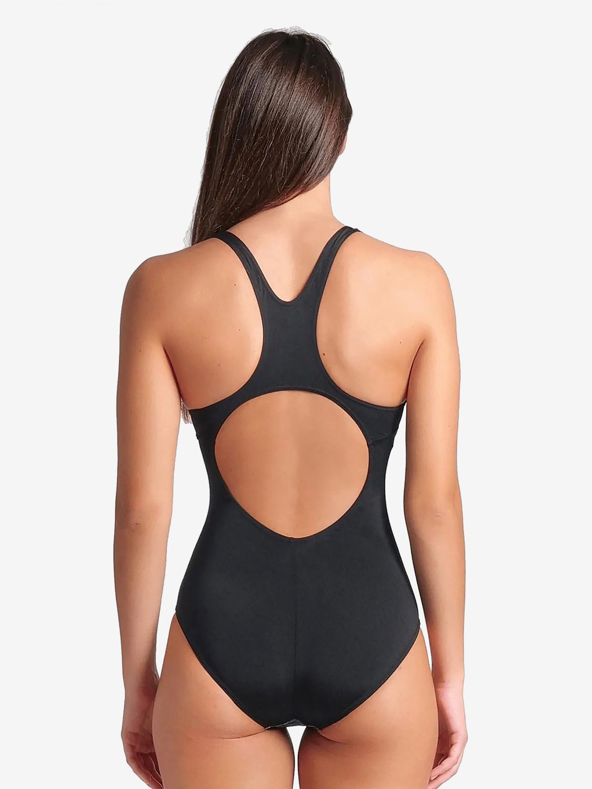 Fato de Banho Arena Monogram Control Pro Preto e Cinzento