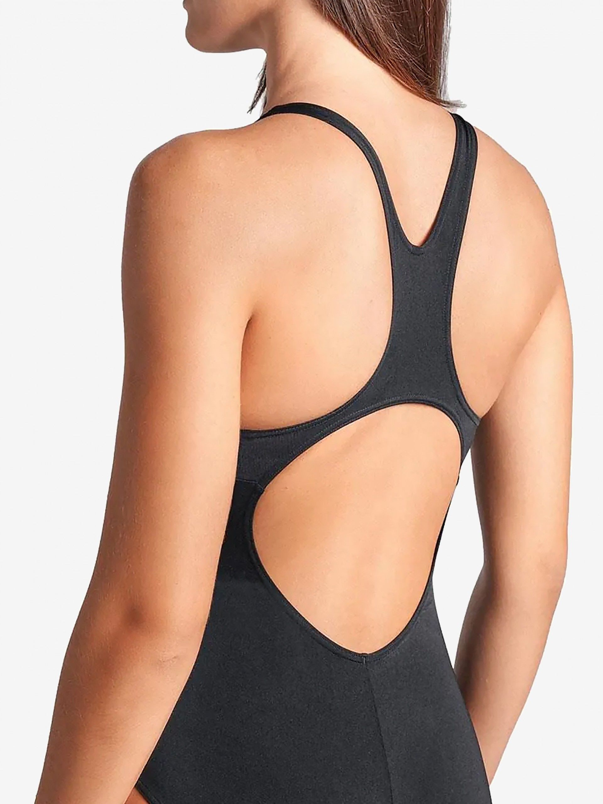 Fato de Banho Arena Monogram Control Pro Preto e Cinzento