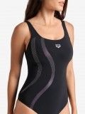 Fato de Banho Arena Ginevra Wing Back Preto