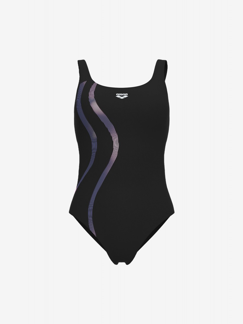 Fato de Banho Arena Ginevra Wing Back Preto