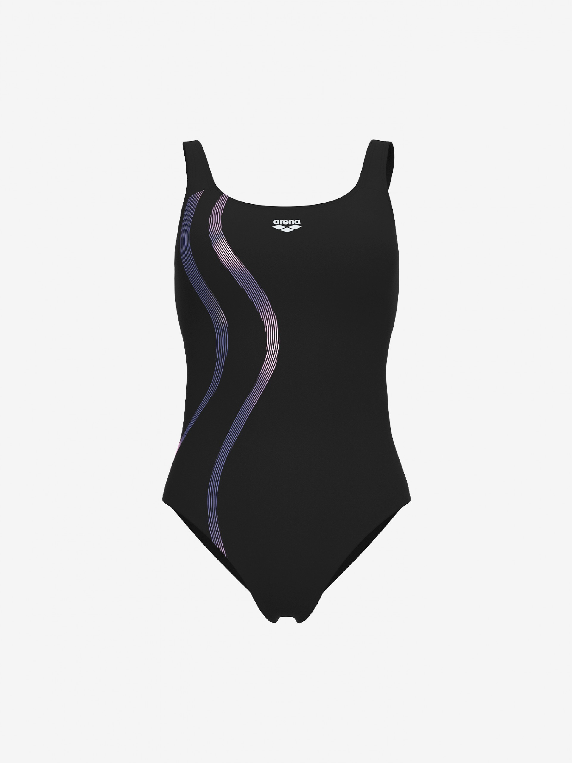 Arena Ginevra Wing Back Black Swimsuit